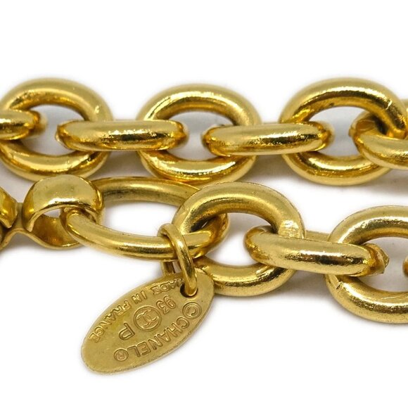 Chanel Gold Medallion Chain Pendant Necklace 93P 143661 - Picture 4 of 4